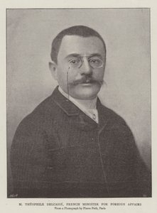 M. Theophile Delcasse, French Minister for Foreign Affairs by English Photographer