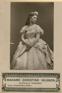 Madame Christine Nilsson as Violetta in La Traviata by English Photographer