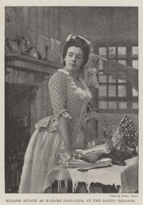 Madame Rejane as Madame Sans-Gene, at the Gaiety Theatre by English Photographer