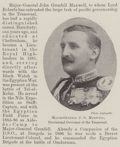 Major-General J G Maxwell, Provisional Governor of the Transvaal