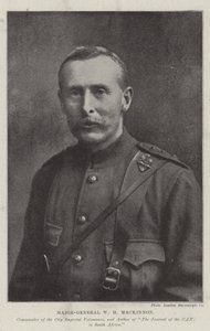Major-General W H Mackinnon, Commander of the City Imperial Volunteers, and Author of The Journal of the CIV in South Africa by English Photographer