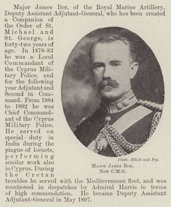 Major James Bor, New CMG