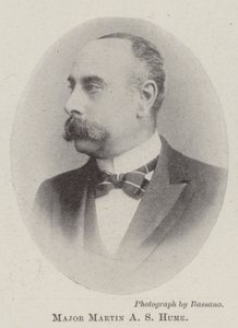 Major Martin A.S. Hume by English Photographer