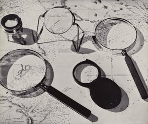 Map and Magnifying Glasses by English Photographer