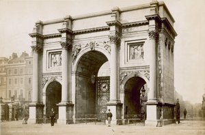 Marble Arch, Oxford Street, London by English Photographer