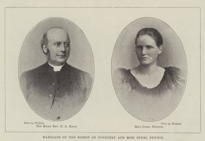 Marriage of the Bishop of Coventry and Miss Ethel Newton by English Photographer