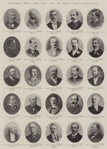Members who did not sit in the Last Parliament