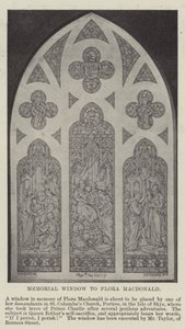 Memorial Window to Flora Macdonald by English Photographer