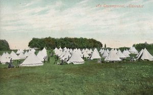 Military encampment, Aldershot, Hampshire by English Photographer