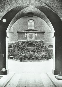 Millbank Prison: chapel through archway by English Photographer
