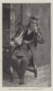 Miss Ada Rehan as Viola in Twelfth Night by English Photographer