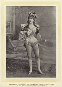 Miss Clara Webber in Red Riding Hood, Gaiety Theatre, Dublin