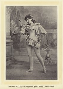 Miss Edith Wynne in Red Riding Hood, Gaiety Theatre, Dublin