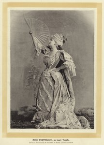 Miss Fortescue as Lady Teazle