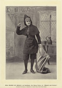 Miss Marie Du Bedat as Sandman, the Sleep Fairy in Hansel and Gretel