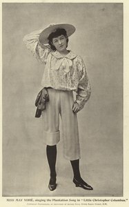 Miss May Yohe, singing the Plantation Song in Little Christopher Columbus