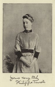 Miss Philippa Fawcett by English Photographer