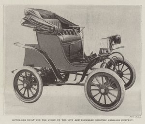 Motor-Car built for the Queen by the City and Suburban Electric Carriage Company by English Photographer
