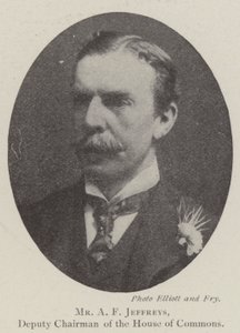 Mr A F Jeffreys, Deputy Chairman of the House of Commons by English Photographer