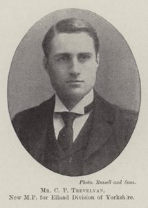 Mr C P Trevelyan, New MP for Elland Division of Yorkshire by English Photographer