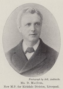 Mr D MacIver, New MP for Kirkdale Division, Liverpool by English Photographer