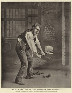 Mr E S Willard as Cyrus Blenkarn in The Middleman