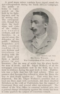 Mr Edgar Wallace, War-Correspondent of the Daily Mail by English Photographer