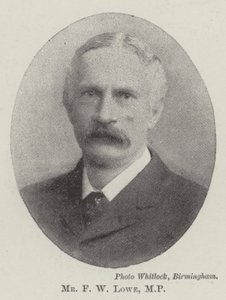 Mr F W Lowe, MP by English Photographer