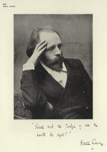 Mr Hall Caine by English Photographer