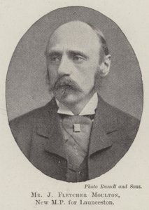 Mr J Fletcher Moulton, New MP for Launceston by English Photographer