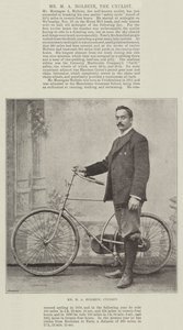 Mr M A Holbein, the Cyclist by English Photographer