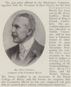 Mr Percy Godfrey, Composer of the Coronation March by English Photographer