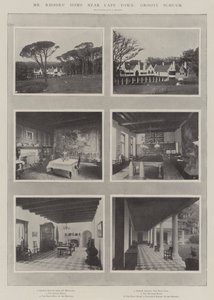 Mr Rhodes Home near Cape Town, Groote Schuur by English Photographer