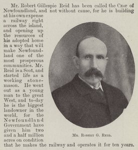 Mr Robert G Reid by English Photographer