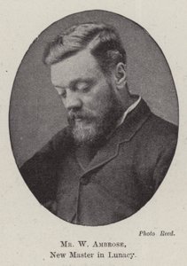 Mr W Ambrose, New Master in Lunacy by English Photographer