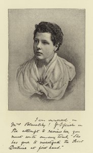 Mrs Annie Besant by English Photographer