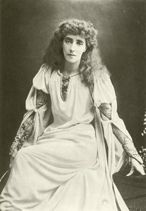 Mrs. Beerbohm Tree as Ophelia (gravure) by English Photographer