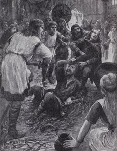 Murder of King Edmund I while attending St Augustine