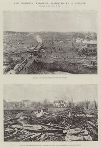 New Richmond, Wisconsin, Destroyed by a Cyclone