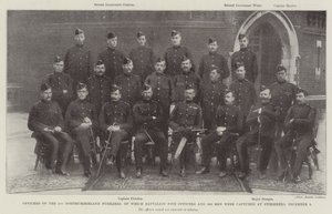 Officers of the 2nd Northumberland Fusiliers, of which Battalion Five Officers and 366 Men were captured at Stormberg, 9 December