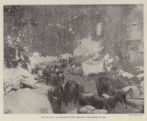 On the Way to Klondike, the Chilcoot Pass Route in 1898 by English Photographer