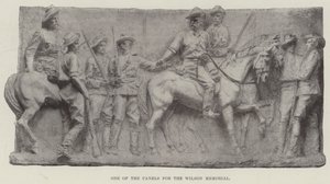One of the Panels for the Wilson Memorial