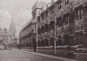 Oriel College Front, Oxford by English Photographer