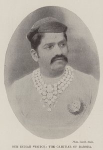 Our Indian Visitor, the Gaikwar of Baroda by English Photographer