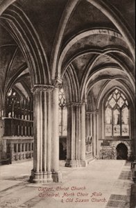 Oxford, Christ Church Cathedral, North Choir Aisle, Old Saxon Church by English Photographer