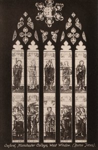 Oxford, Manchester College, West Window, Burne Jones by English Photographer