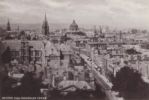Oxford from Magdalen Tower by English Photographer