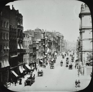 Pall Mall, Westminster: looking east from Marlborough Road, 1895 by English Photographer