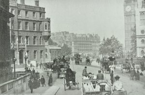 Parliament Square, Westminster: Broad Sanctuary looking to Parliament Square, 1896