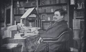 Paul Bourget in his Study by English Photographer